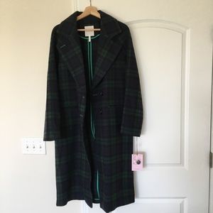 Avec Les Filles plaid coat